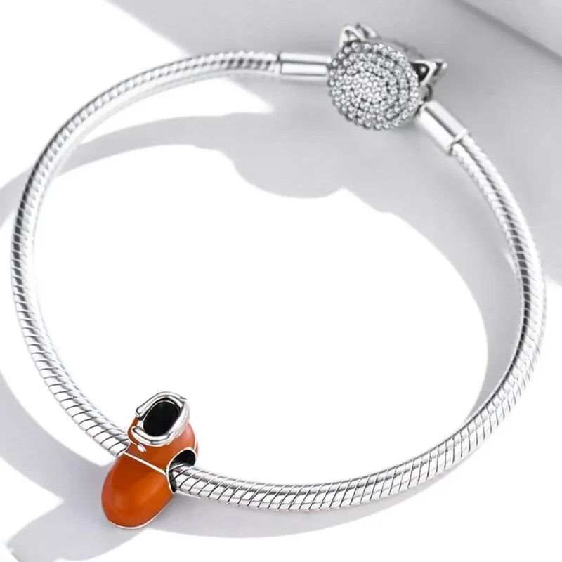 (immagine per) Charm tipo Pandora Piccoli stivali di cotone - SCC2000 - Visualizza 3