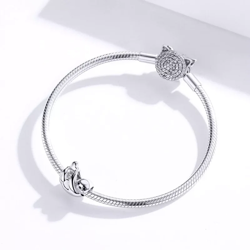 (immagine per) Charm tipo Pandora Piccolo bradipo - BSC109 - Visualizza 3