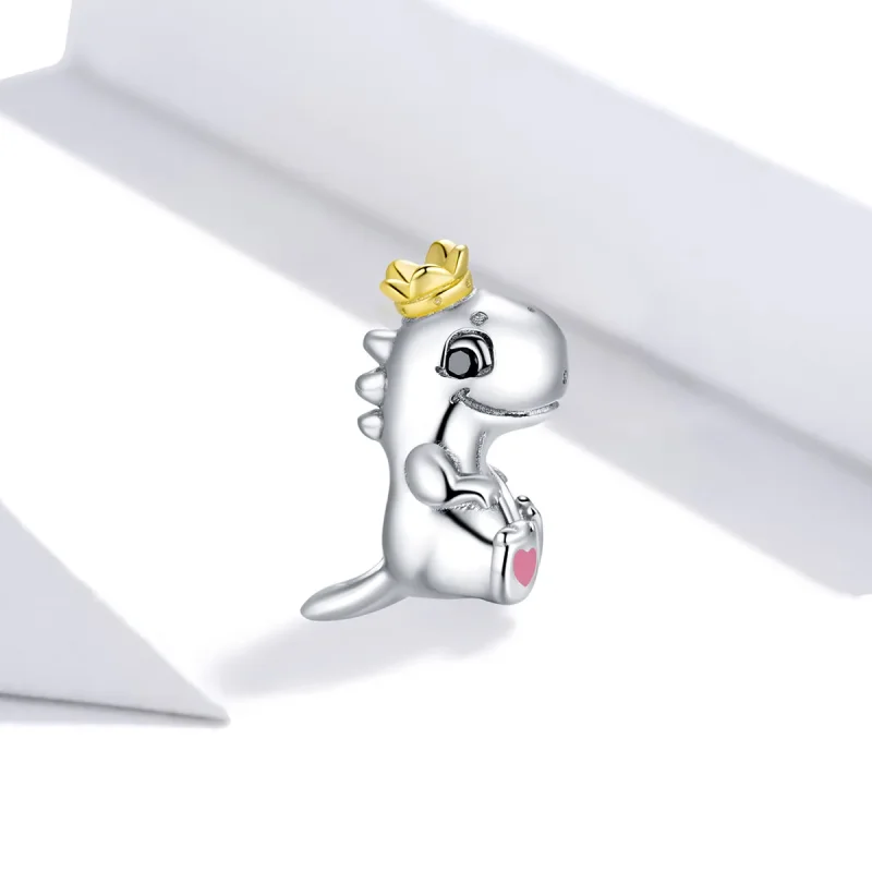(immagine per) Charm tipo Pandora Piccolo Dinosauro - SCC1674 - Visualizza 2