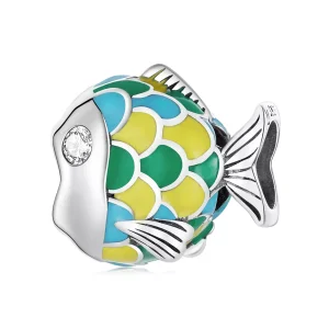 (immagine per) Charm tipo Pandora Piccolo pesce carino - SCC2073