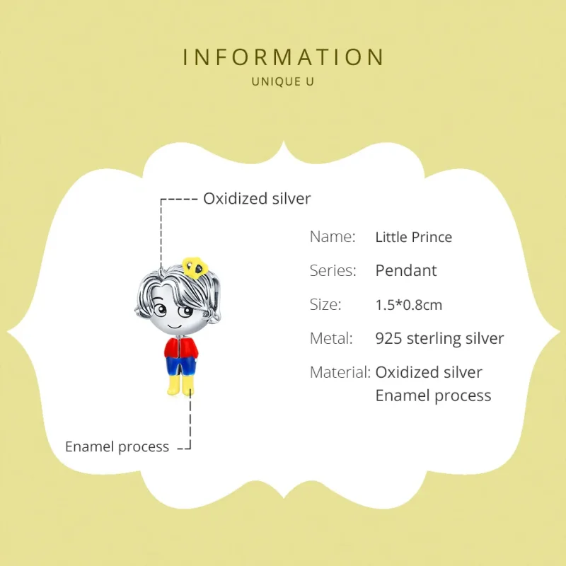 (immagine per) Charm tipo Pandora Piccolo Principe - SCC1813 - Visualizza 6