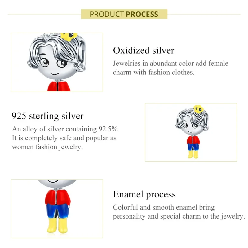 (immagine per) Charm tipo Pandora Piccolo Principe - SCC1813 - Visualizza 7