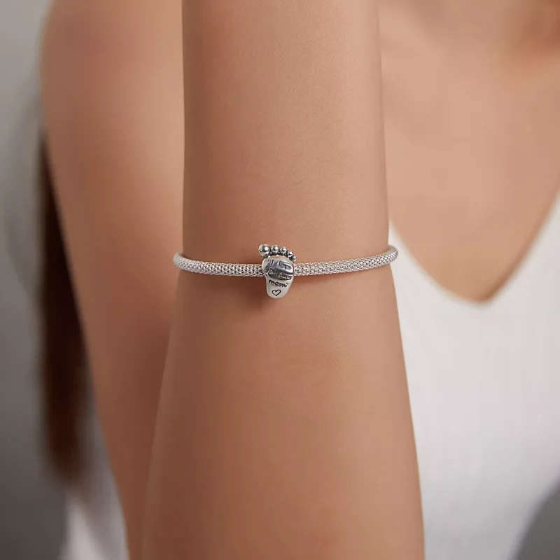 (immagine per) Charm tipo Pandora Piedi d'amore - SCC1901 - Visualizza 5