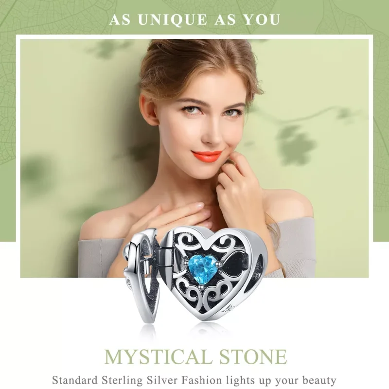(immagine per) Charm tipo Pandora Pietra mistica - SCC1053 - Visualizza 2