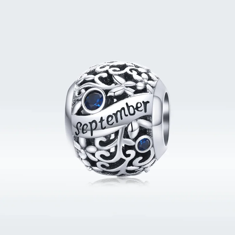 (immagine per) Charm tipo Pandora Pietra portafortuna di settembre - SCC1385-9 - Visualizza 5