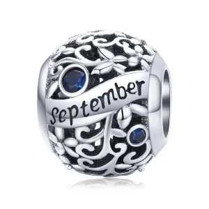 (immagine per) Charm tipo Pandora Pietra portafortuna di settembre - SCC1385-9