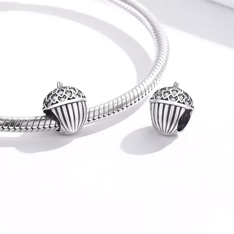 (immagine per) Charm tipo Pandora Pigna fortunata - BSC337 - Visualizza 4