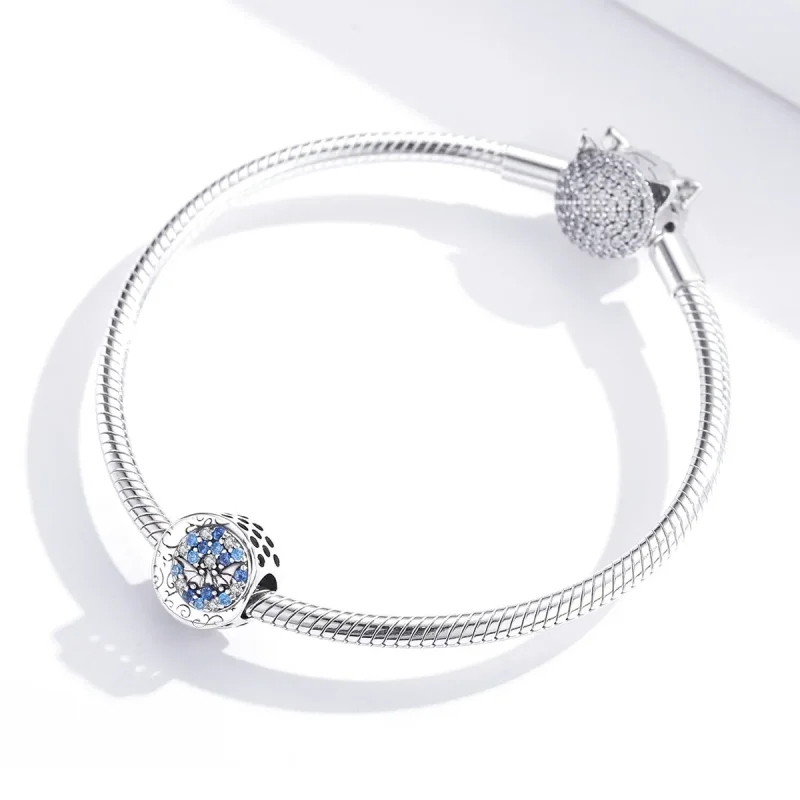 (immagine per) Charm tipo Pandora Pipistrello misterioso di pietra blu - SCC1554 - Visualizza 2