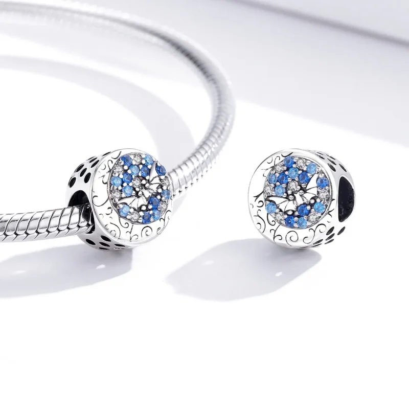 (immagine per) Charm tipo Pandora Pipistrello misterioso di pietra blu - SCC1554 - Visualizza 4