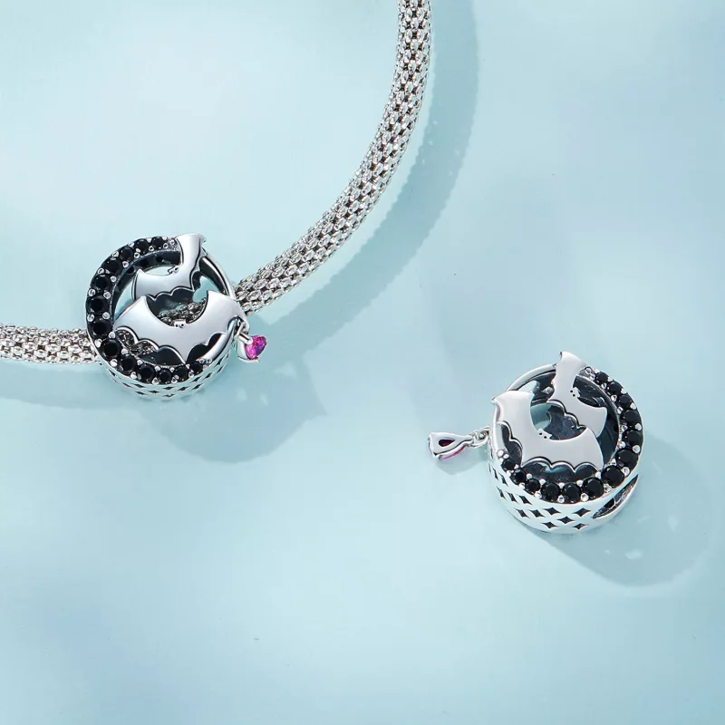 (immagine per) Charm tipo Pandora Pipistrello - SCC2392 - Visualizza 4