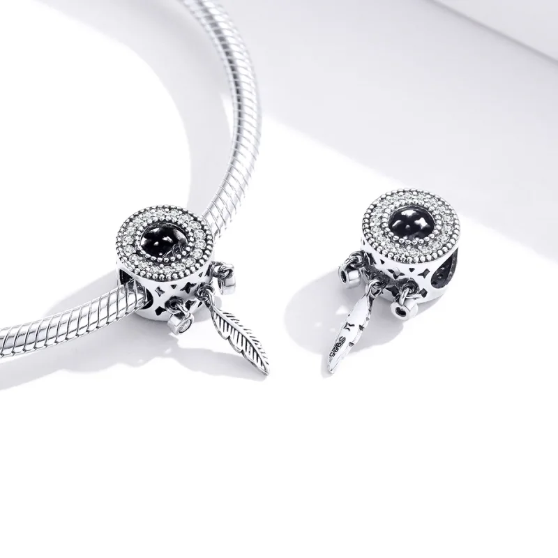 (immagine per) Charm tipo Pandora Piuma lucida - SCC1550 - Visualizza 2