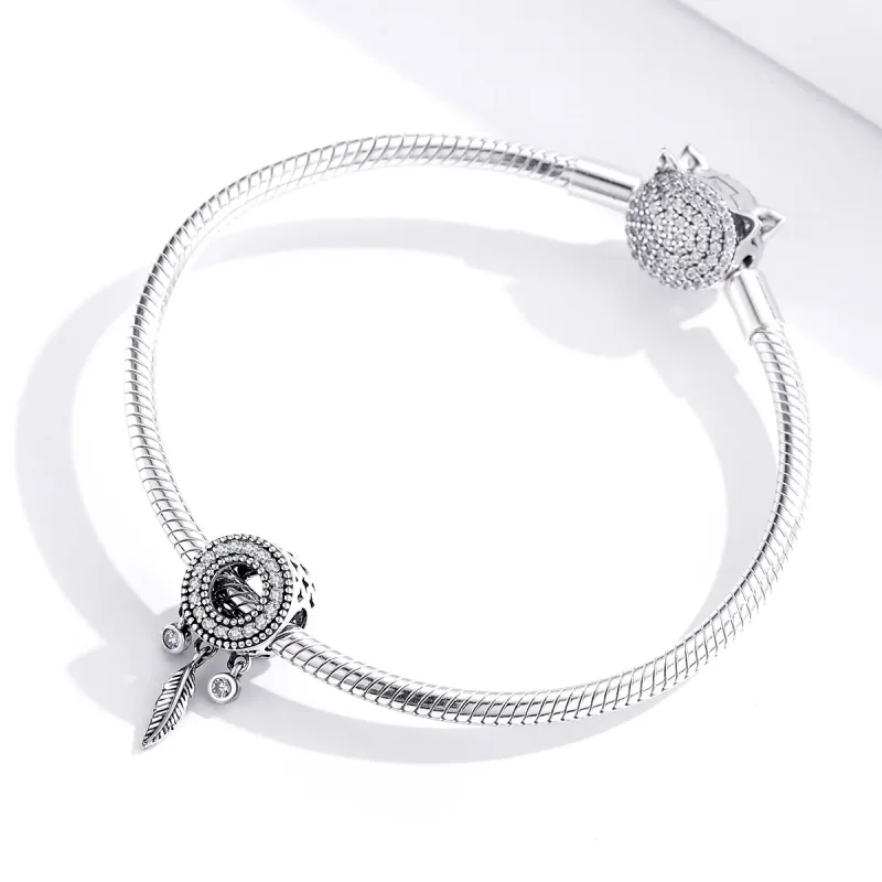 (immagine per) Charm tipo Pandora Piuma lucida - SCC1550 - Visualizza 4