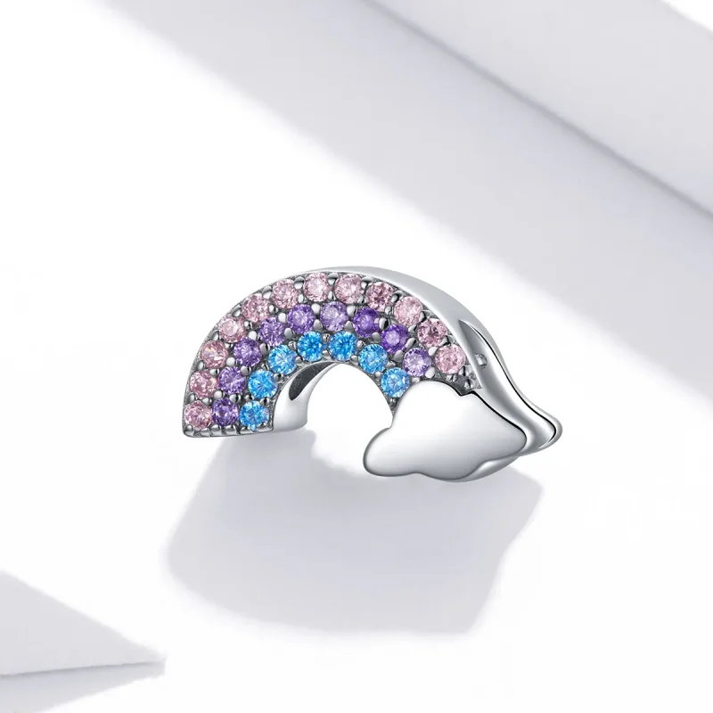 (immagine per) Charm tipo Pandora Ponte Arcobaleno - SCC1788 - Visualizza 2