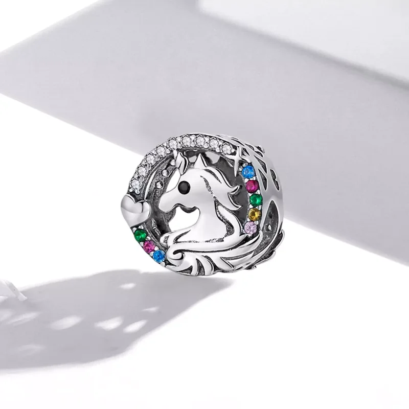 (immagine per) Charm tipo Pandora Pony volante - BSC476 - Visualizza 2