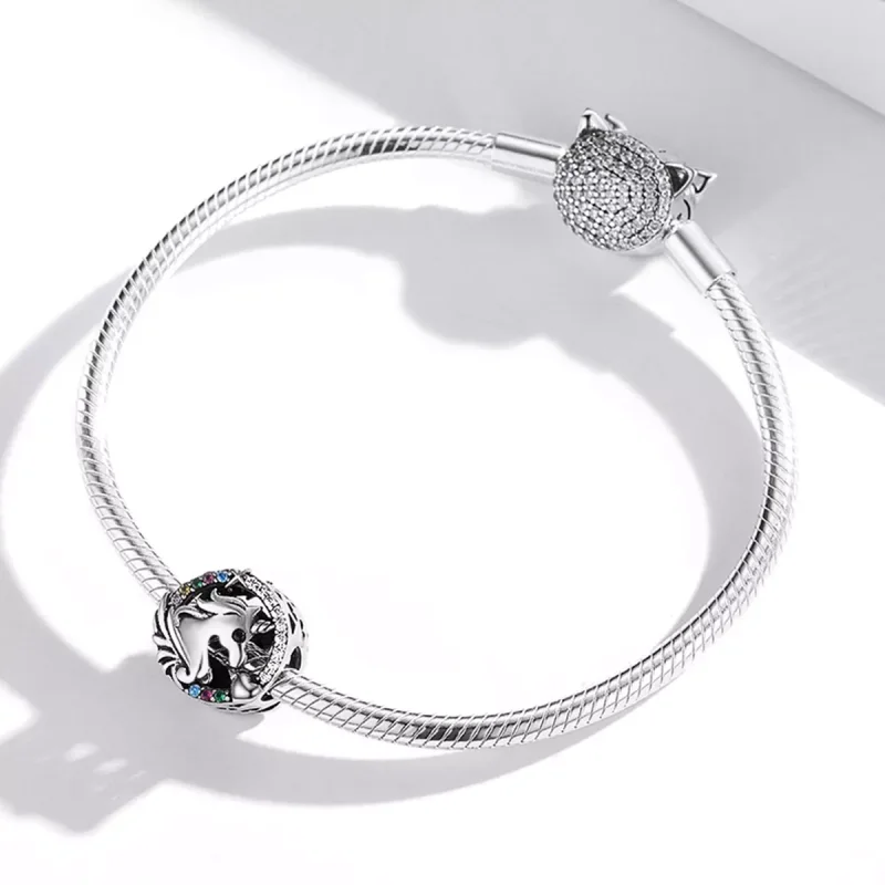 (immagine per) Charm tipo Pandora Pony volante - BSC476 - Visualizza 3