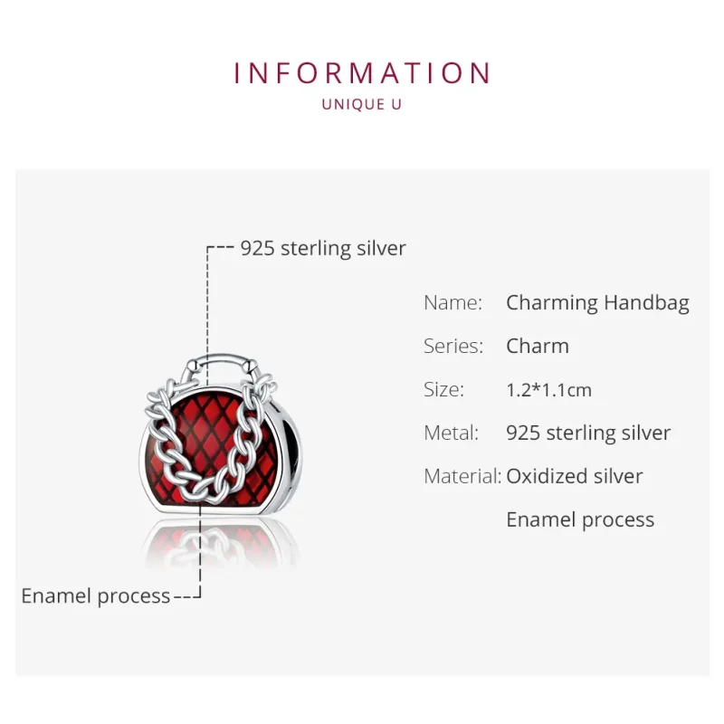 (immagine per) Charm tipo Pandora Portafoglio - BSC345 - Visualizza 6