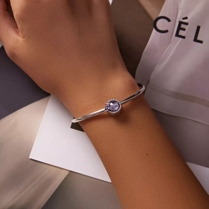 (immagine per) Charm tipo Pandora Potere femminile - Fiori brillanti - SCC2141 - Visualizza 5