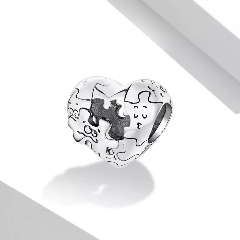 (immagine per) Charm tipo Pandora Puzzle - BSC557 - Visualizza 2