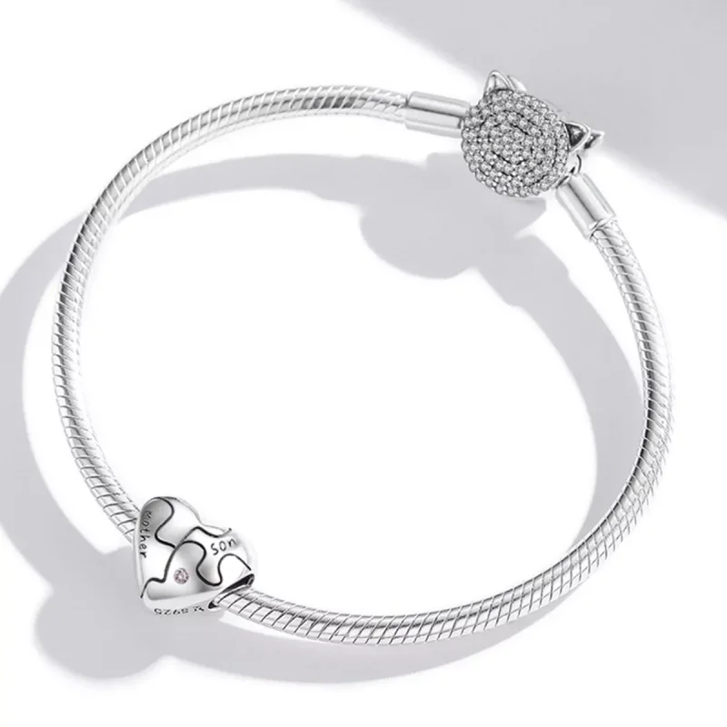 (immagine per) Charm tipo Pandora Puzzle d'amore - SCC1976 - Visualizza 3