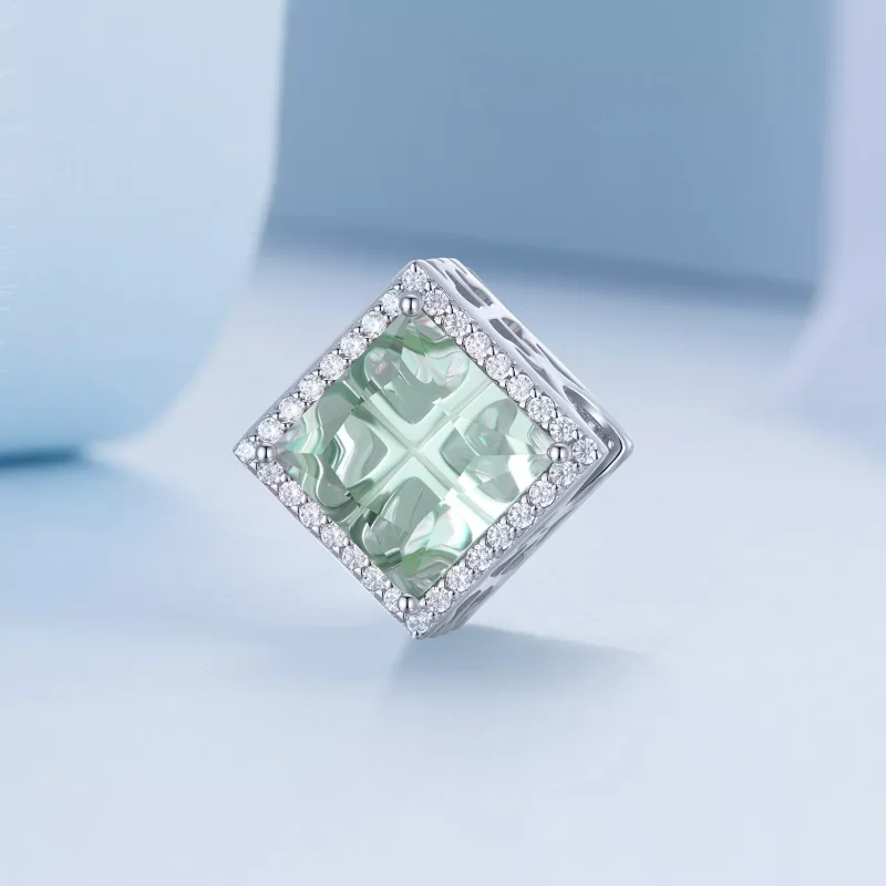 (immagine per) Charm tipo Pandora Quadrifoglio - BSC667 - Visualizza 2