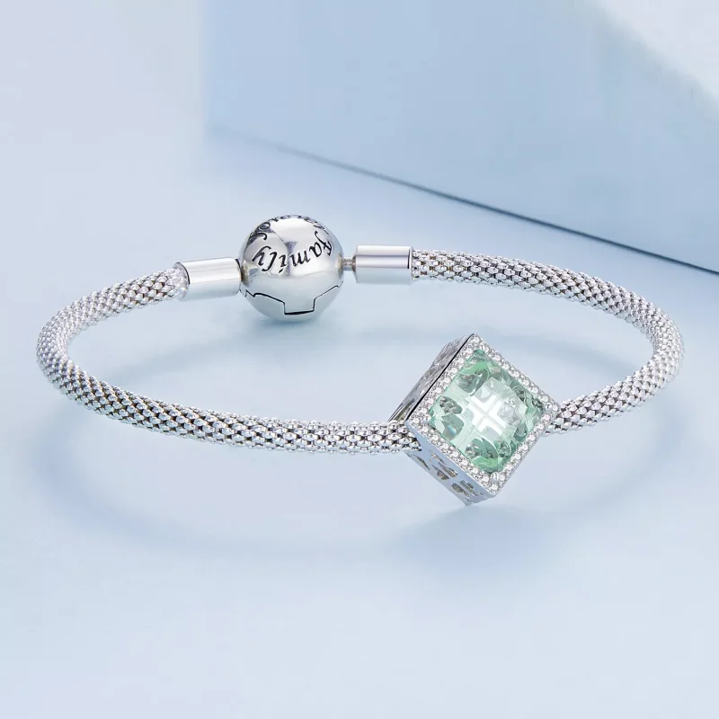 (immagine per) Charm tipo Pandora Quadrifoglio - BSC667 - Visualizza 4
