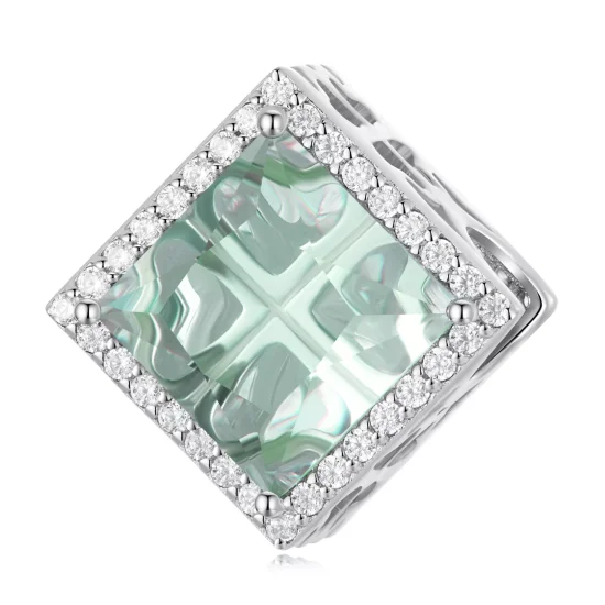 (immagine per) Charm tipo Pandora Quadrifoglio - BSC667