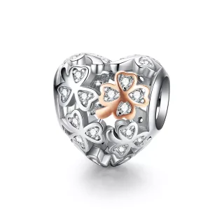 (immagine per) Charm tipo Pandora Quadrifoglio - SCC1248