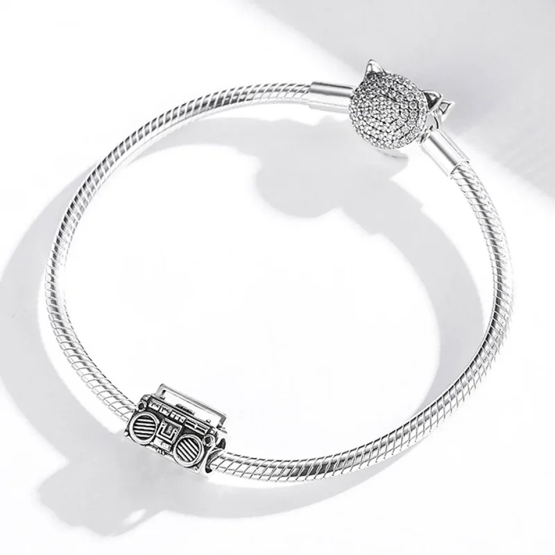 (immagine per) Charm tipo Pandora Radio d'epoca - SCC1873 - Visualizza 3