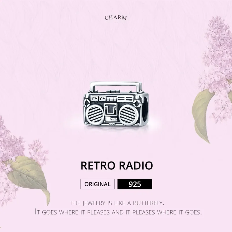 (immagine per) Charm tipo Pandora Radio d'epoca - SCC1873 - Visualizza 8
