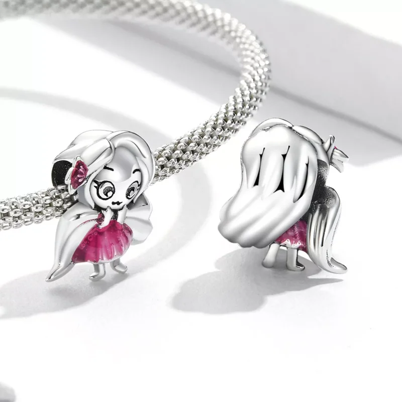 (immagine per) Charm tipo Pandora Ragazza dai capelli lunghi - SCC2172 - Visualizza 4