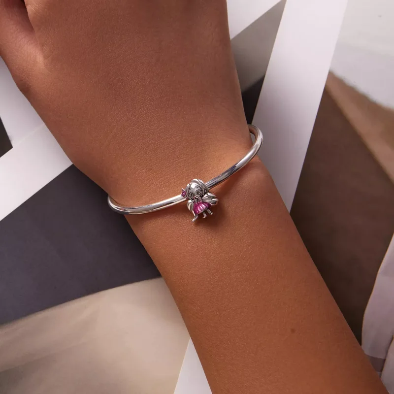 (immagine per) Charm tipo Pandora Ragazza dai capelli lunghi - SCC2172 - Visualizza 5