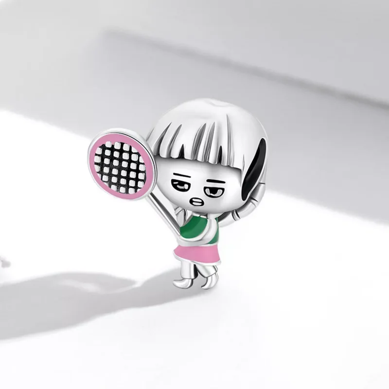 (immagine per) Charm tipo Pandora Ragazza del tennista - SCC2051 - Visualizza 2