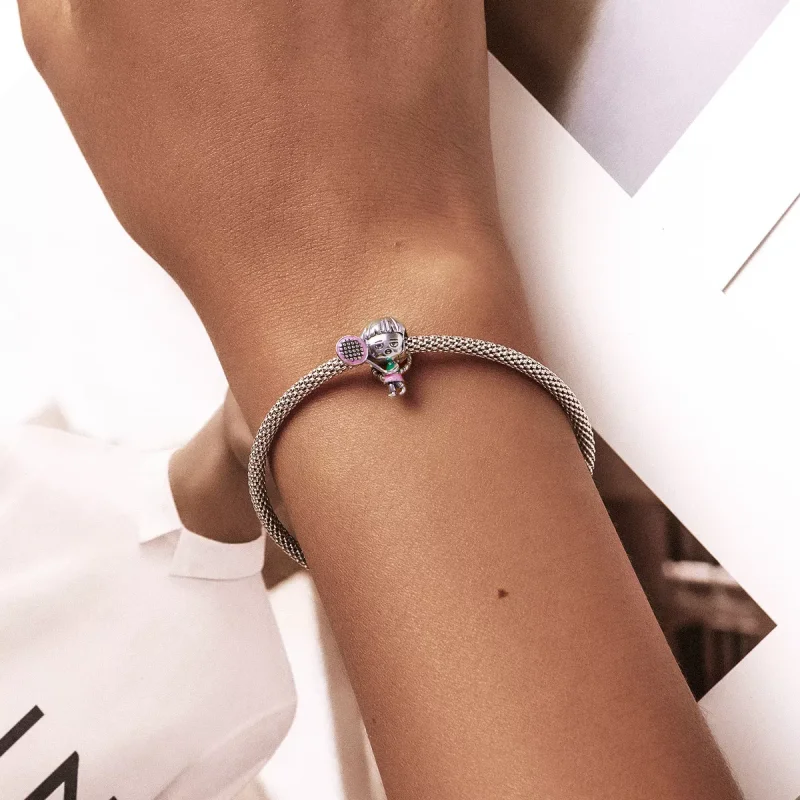(immagine per) Charm tipo Pandora Ragazza del tennista - SCC2051 - Visualizza 5