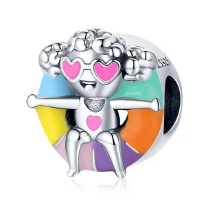 (immagine per) Charm tipo Pandora Ragazza dell'anello di nuoto - SCC1918