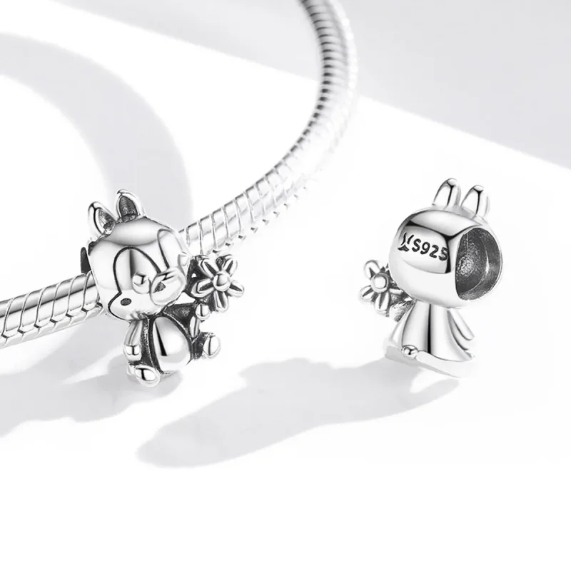 (immagine per) Charm tipo Pandora Ragazzo scoiattolo - SCC1868 - Visualizza 3