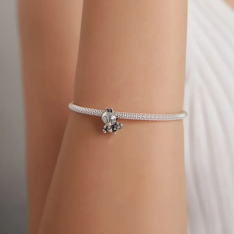 (immagine per) Charm tipo Pandora Ragazzo scoiattolo - SCC1868 - Visualizza 5