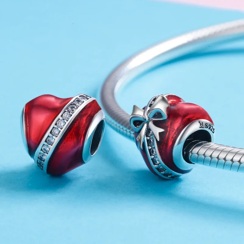 (immagine per) Charm tipo Pandora Regalo d'amore per San Valentino - SCC741 - Visualizza 4