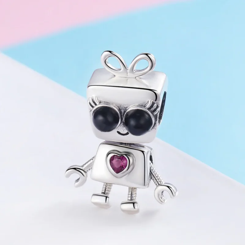 (immagine per) Charm tipo Pandora Robot Didi - SCC885 - Visualizza 2