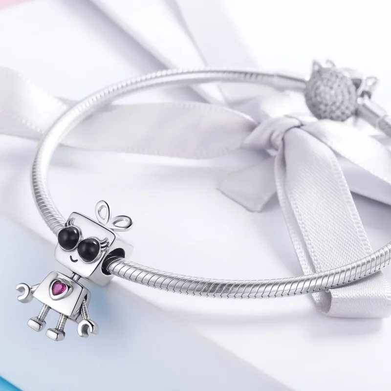 (immagine per) Charm tipo Pandora Robot Didi - SCC885 - Visualizza 3