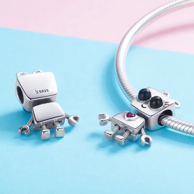 (immagine per) Charm tipo Pandora Robot Didi - SCC885 - Visualizza 4
