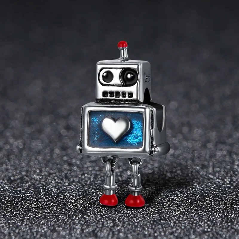 (immagine per) Charm tipo Pandora Robot - SCC346 - Visualizza 2