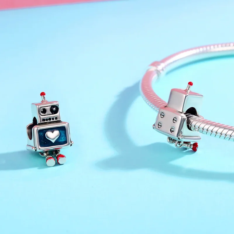 (immagine per) Charm tipo Pandora Robot - SCC346 - Visualizza 5