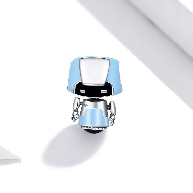 (immagine per) Charm tipo Pandora Robot Zaffiro - SCC1773 - Visualizza 2
