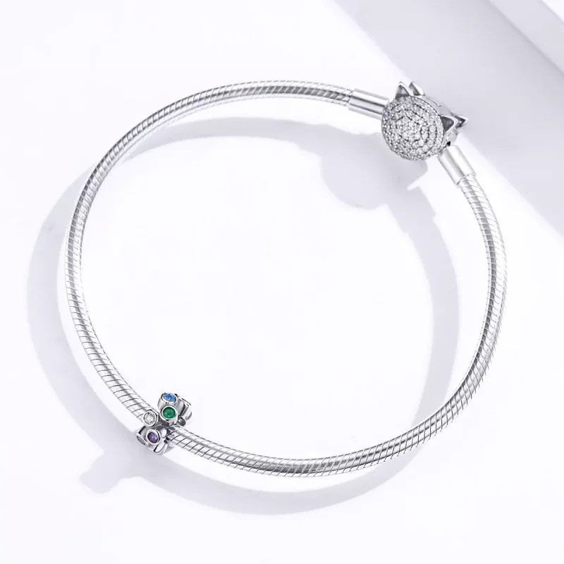 (immagine per) Charm tipo Pandora Romanticismo a colori - BSC184 - Visualizza 3