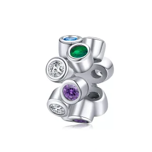 Charm tipo Pandora Romanticismo a colori - BSC184 (immagine per) Charm tipo Pandora Romanticismo a colori - BSC184