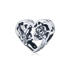 (immagine per) Charm tipo Pandora Rosa Amore - BSC475