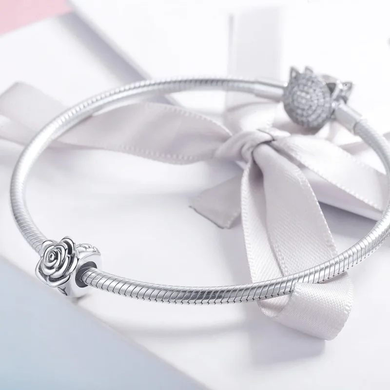 (immagine per) Charm tipo Pandora rosa Bianca - SCC1101 - Visualizza 3