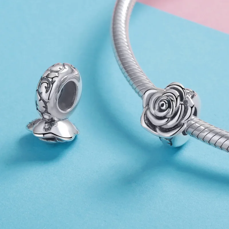 (immagine per) Charm tipo Pandora rosa Bianca - SCC1101 - Visualizza 4