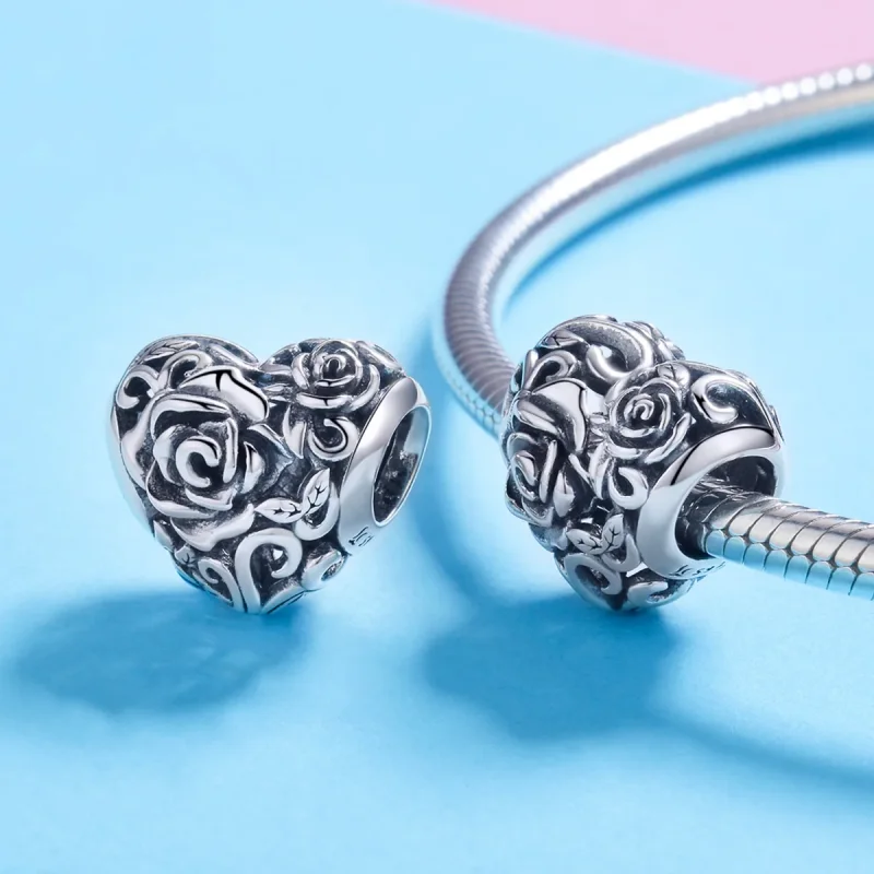 (immagine per) Charm tipo Pandora Rosa gentile - SCC790 - Visualizza 3