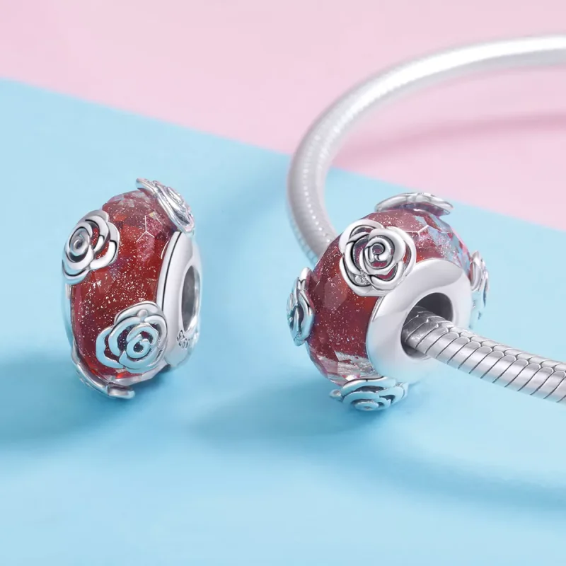 (immagine per) Charm tipo Pandora Rosa profumata - SCC1030 - Visualizza 4